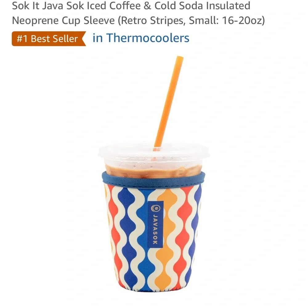 Java Sok Colorful Cup Sleeve - Picture 8 of 8